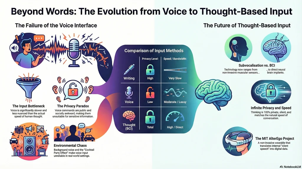 Infografica - Why Voice Interfaces Are an Evolutionary Dead End and the Future Is in 