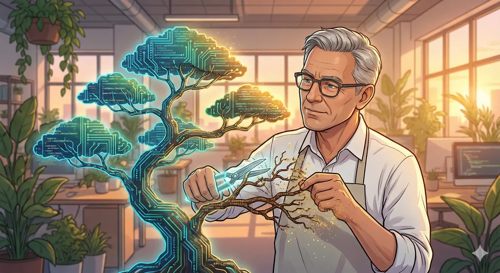 Un gran programador quita, no añade