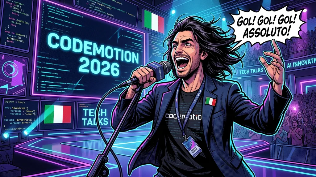 Todos de pie para Codemotion: si Lele Adani comentase los ponentes de 2026
