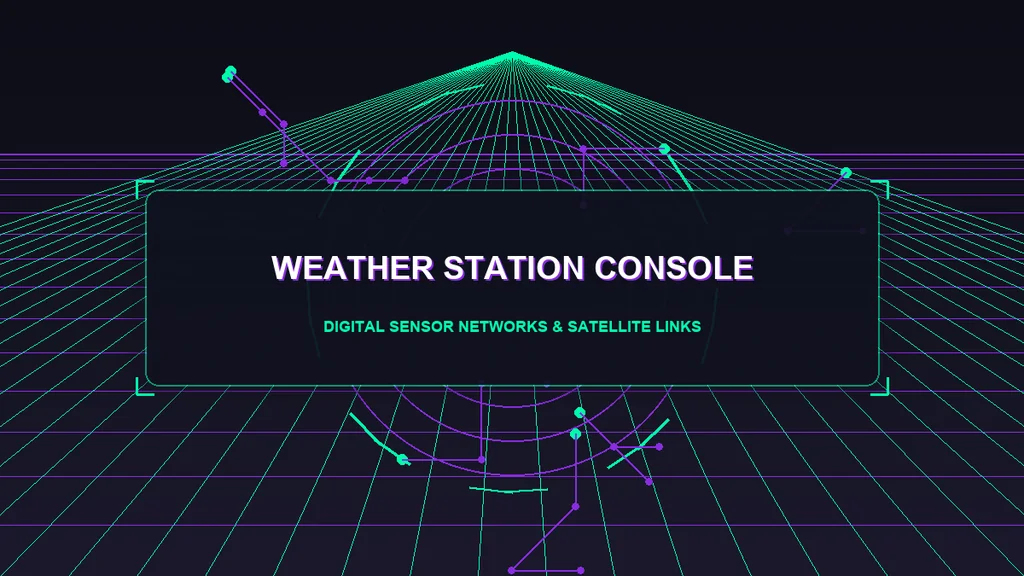 Realization of a weather station